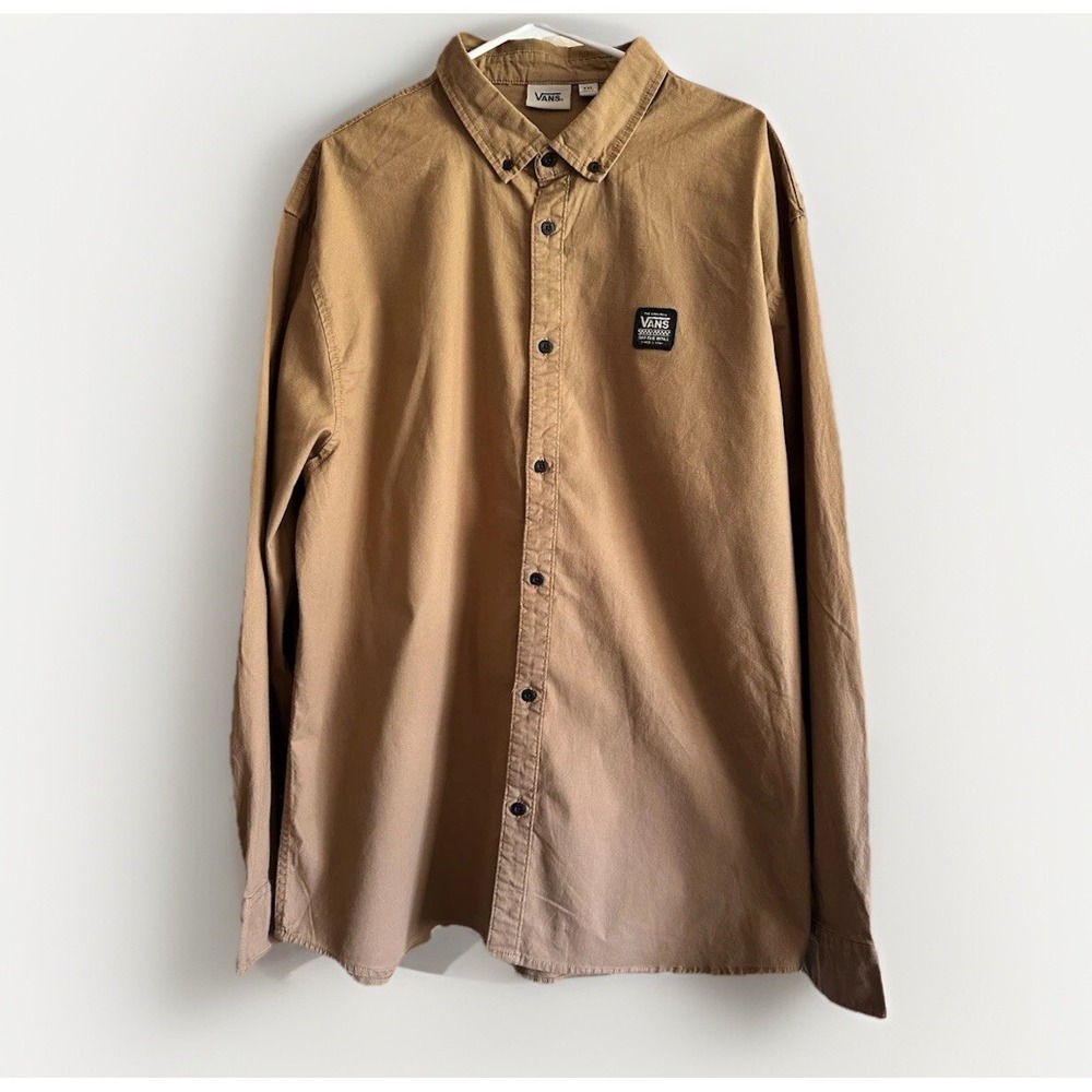 Vans Off the Wall Men's Stackton Button Down Shirt Size 2XL